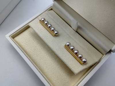 タサキ買取　バランス ダイヤモンド パヴェ ピアス